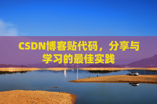 CSDN博客贴代码，分享与学习的最佳实践